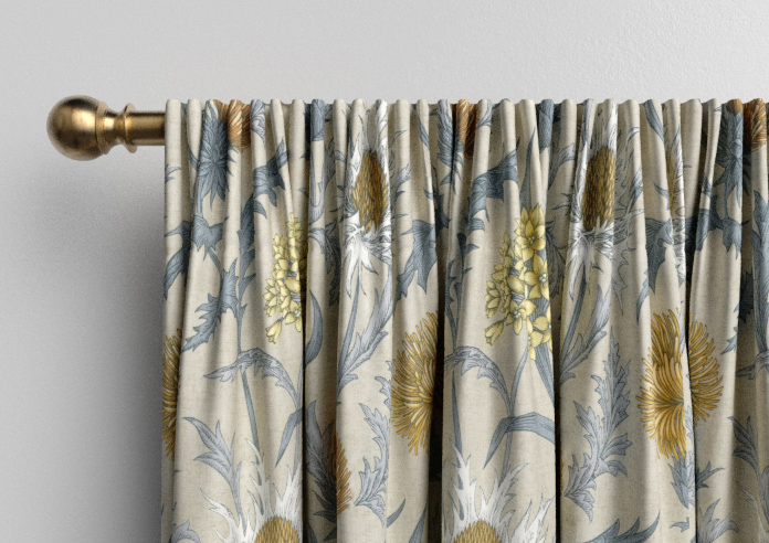 Acanthium, Ochre - Made to Measure Curtains - Image 9